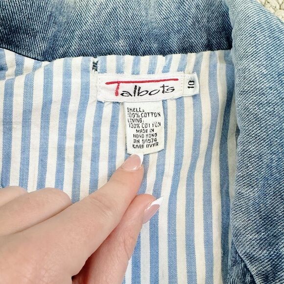 Vintage Talbots Women’s Denim Jacket - Picture 4 of 5